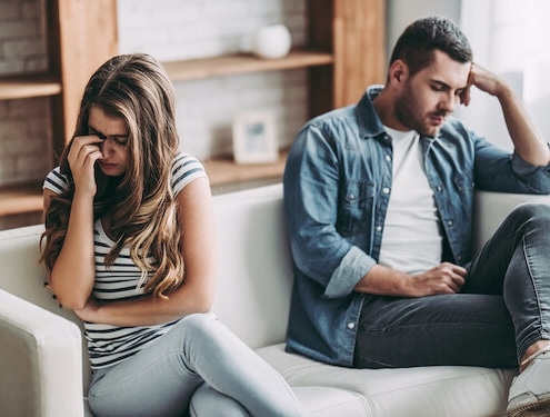 Couple in need of relationship repair counselling