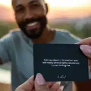 Connection cards build intimacy. Beenleigh counsellor