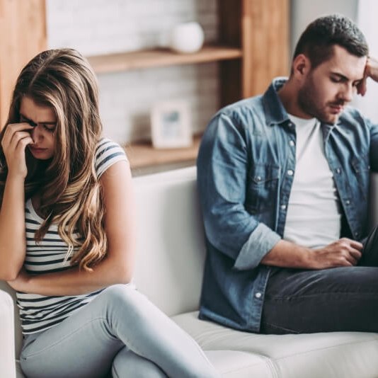 Couple in relationship counselling Couple in relationship counselling